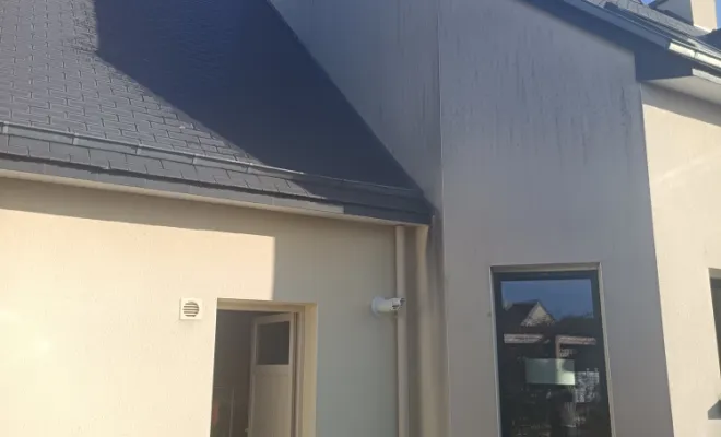 Nettoyage de façade à châteaugiron, Rennes, Façade services