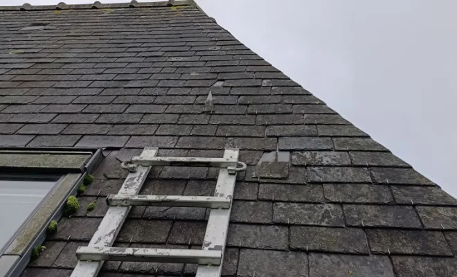 Bonjour aujourd'hui nous sommes à laillé, Rennes, Façade services