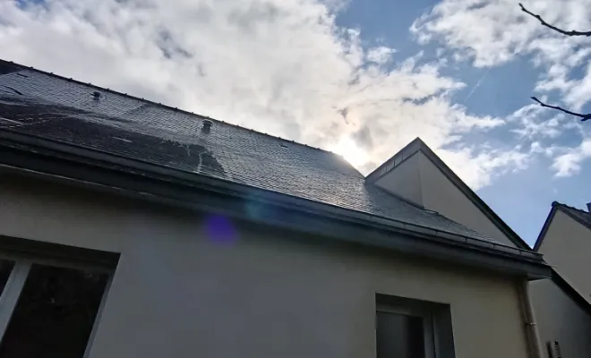 Bonjour aujourd'hui nous sommes à laillé, Rennes, Façade services