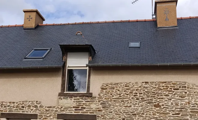 Un nettoyage cheminée sur Vern-sur-Seiche, Rennes, Façade services